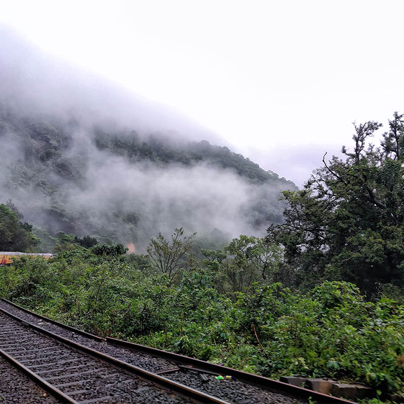 Dudhsagar railway track